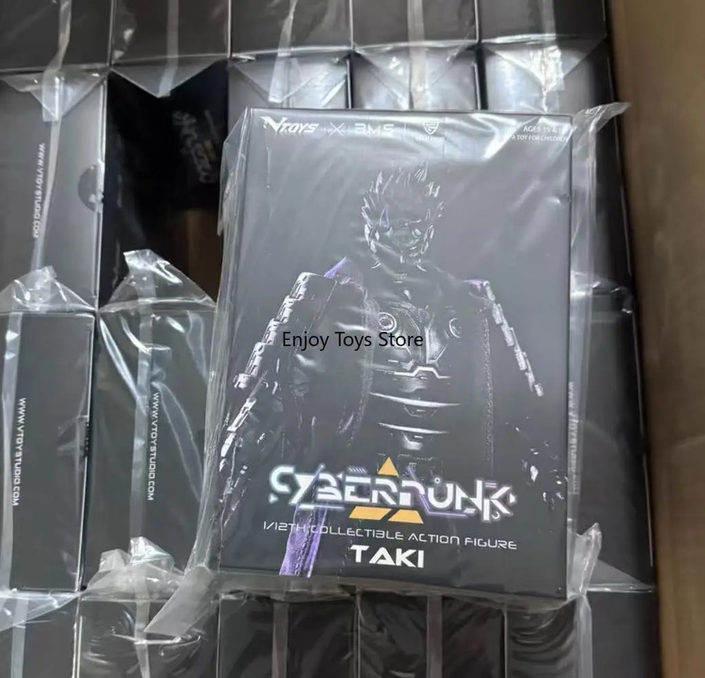 Auf Lager VTOYS VSD010 Cyberpunk Samurai Taki 1/12 Bewegliche Soldatenfigur