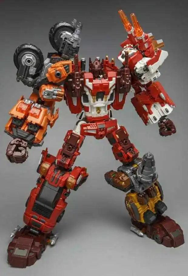 Transformation WarBotron Computron 5 In 1 Action Figure Classic WB Computron Boy Fit Combination Deformation Toy
