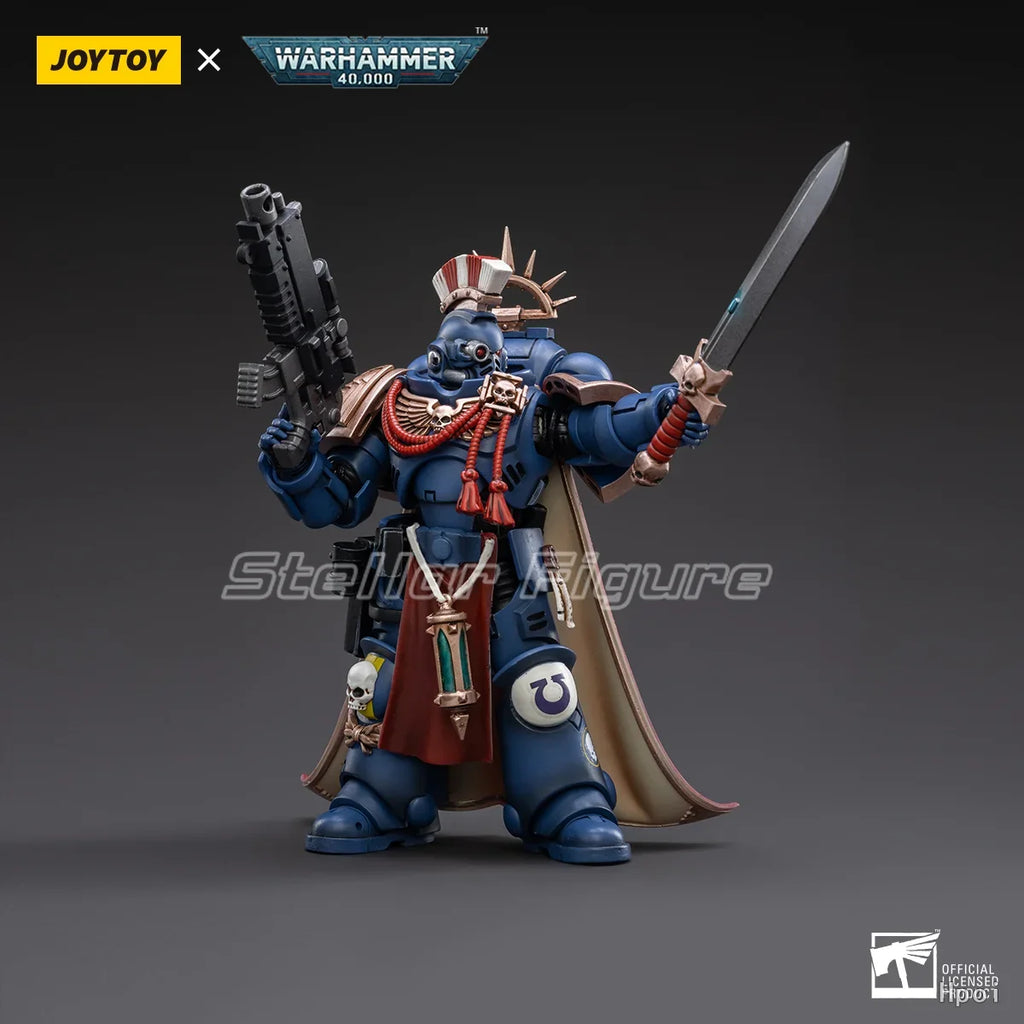 【SF】JOYTOY Warhammer 40K 1/18 Action Figure Ultramarines Primaris Captain Sidonicus Model Toys Gifts Collection