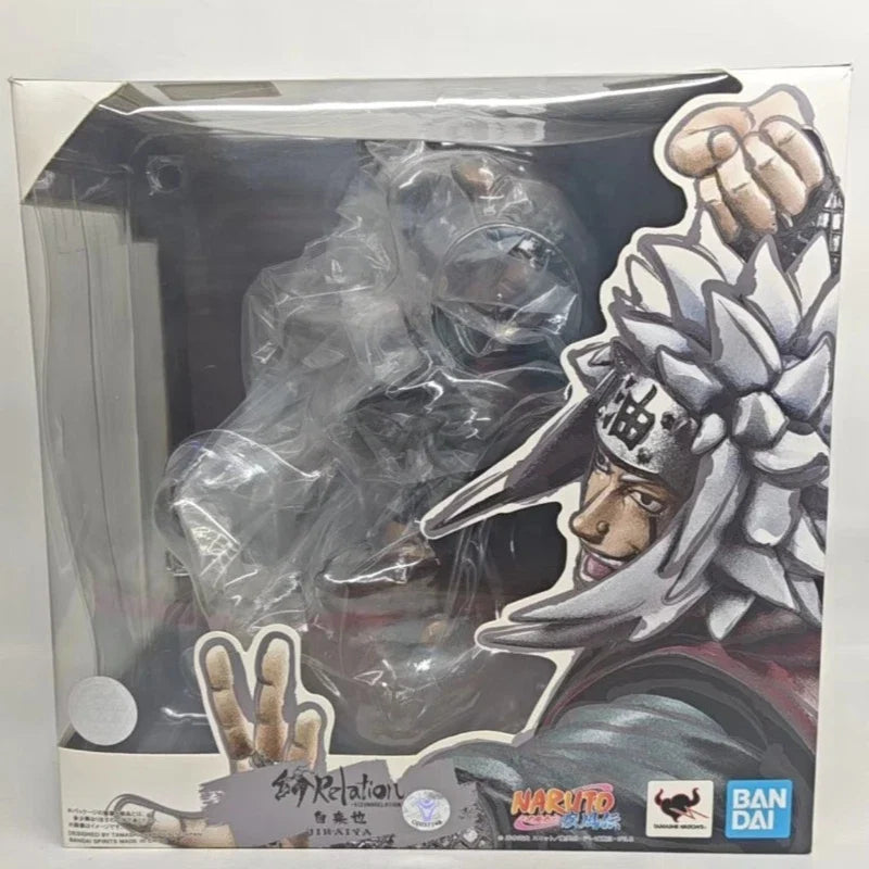 Bandai In Stock Original Figuarts ZERO Anime Naruto Jiraiya Action Figure Model Toy Gift Collection Hobby DT