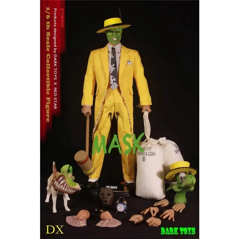 In Stock Original DARK TOYS DTM001 MASK Jin Kairui 1/6 Movie Character Model Art Collection Toy Gift