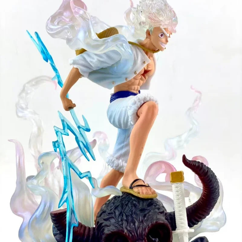 One Piec Lx Gear Fifth Nika Luffy Action Figure Gk Statue Model Collectible Anime Display Decor Birthday Gift For Fans In Stock