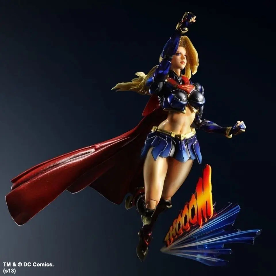 Inventory Justice League Play Arts Change Supergirl Pa Change Supergirl Super Mobile Doll Handmade Holiday Gift Cartoon Anime