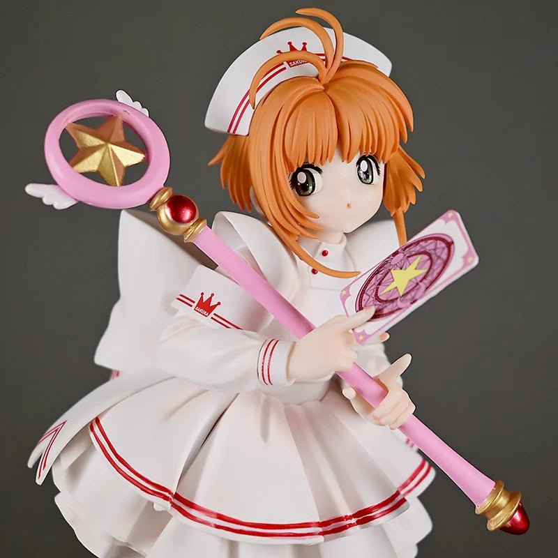 Hot Cardcaptor Sakura Anime Pvc Figure - Kinomoto Sakura Collectible Desk Decoration Model Statue Birthda Gift Toy