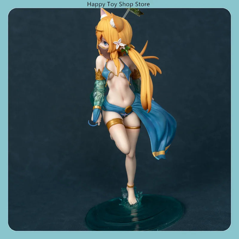 25cm Blue Archive Iochi Mari Dancer Ver Anime Figure Model Statue Desktop Decoration
