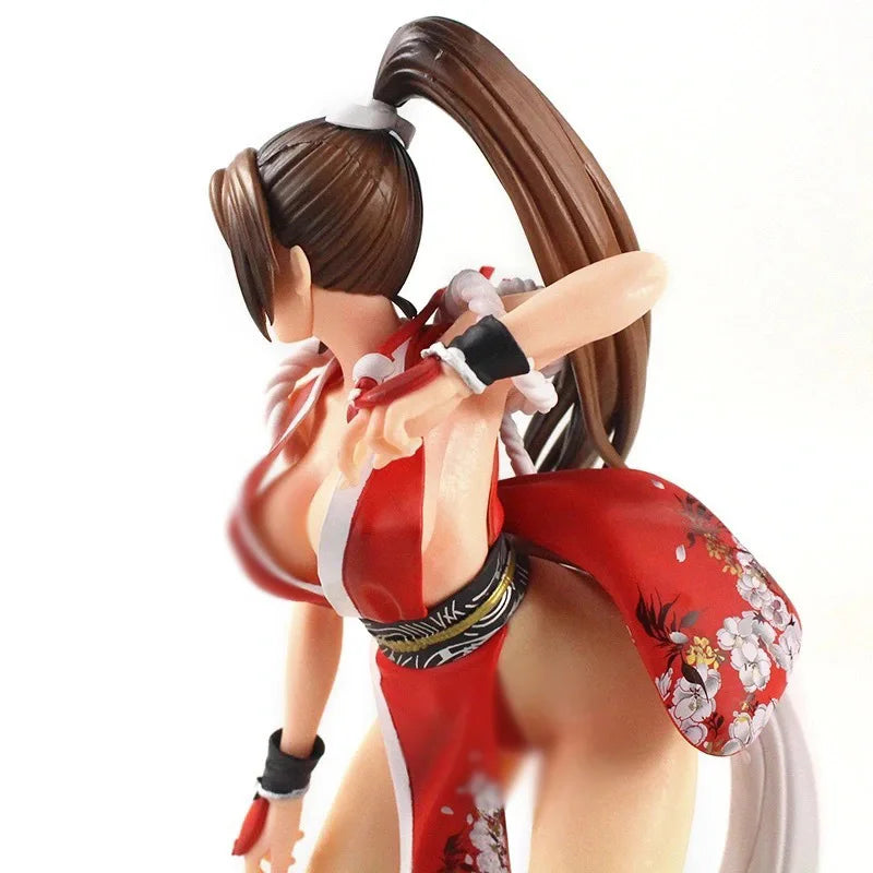 the King of Fighters Shiranui Mai 25cm Sexy Anime Game Action Figure Adult Collectible Model Doll Toy Gift