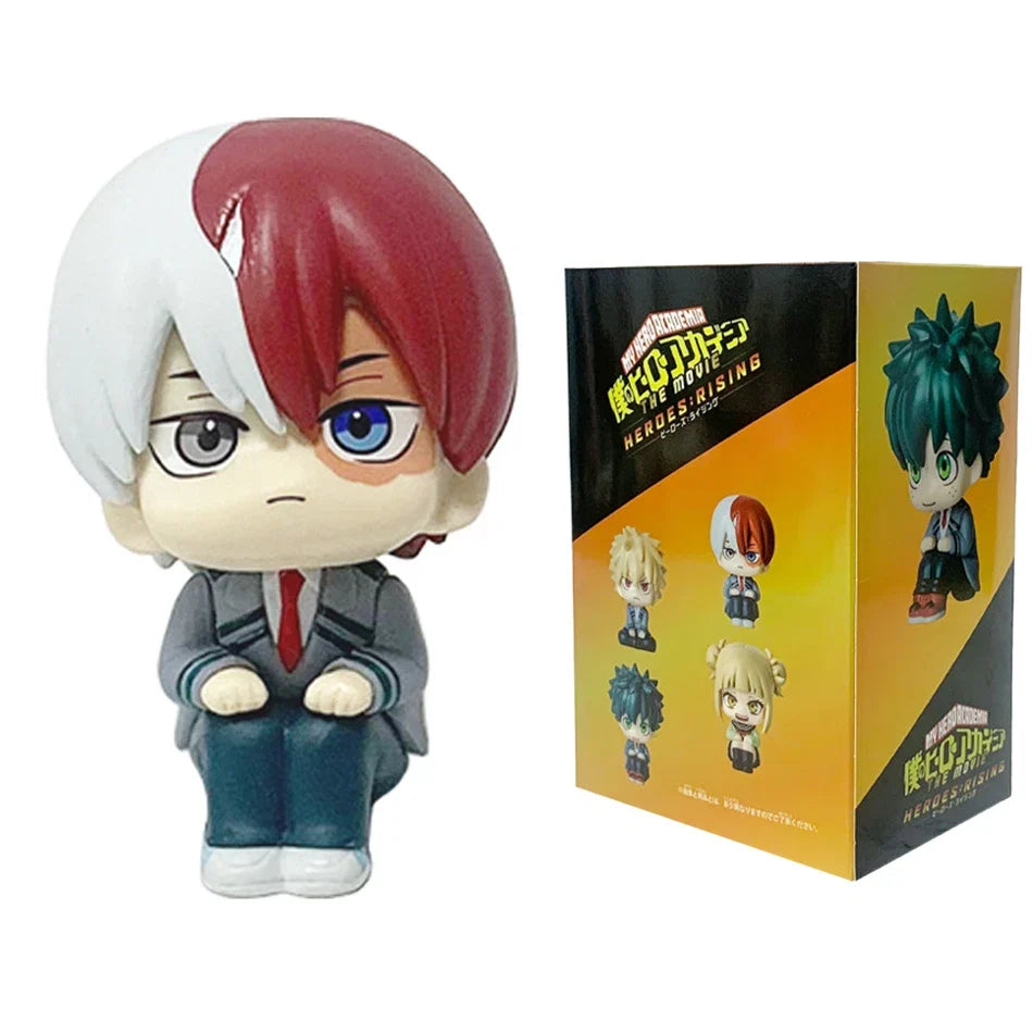 HOT My Hero Academia Katsuki Deku Todoroki Shoto Himiko Toga Break Time Anime Figure Model Collection Doll Toy For Kids Gift