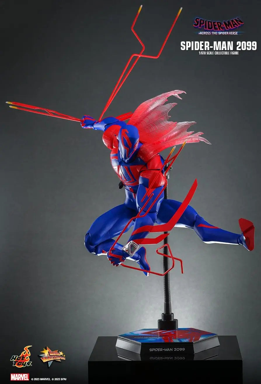 Original Hot Toys 1/6 MMS711 Spider Man Across the Spider Verse Spider Man 2099 In Stock Anime Action Collection Figures Model