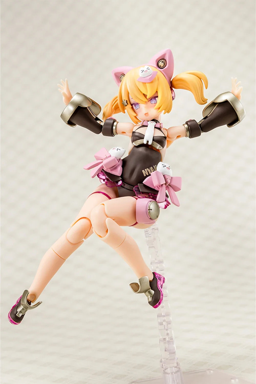 Kotobukiya KP801 Puni Mofu Kuro Mao Black Cat Machine Girl Assemble Action Figureals Model