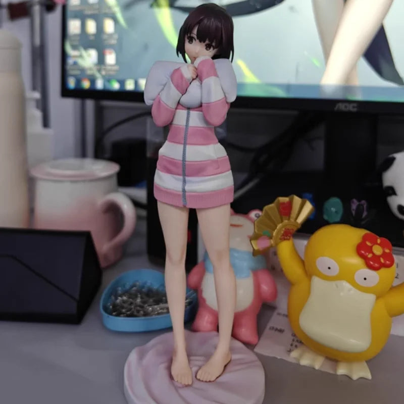 In Stock SEGA Luminasta Saekano The Movie Finale Megumi Kato Pajamas Ver Anime Figure Action Model Collectible Toys Gift