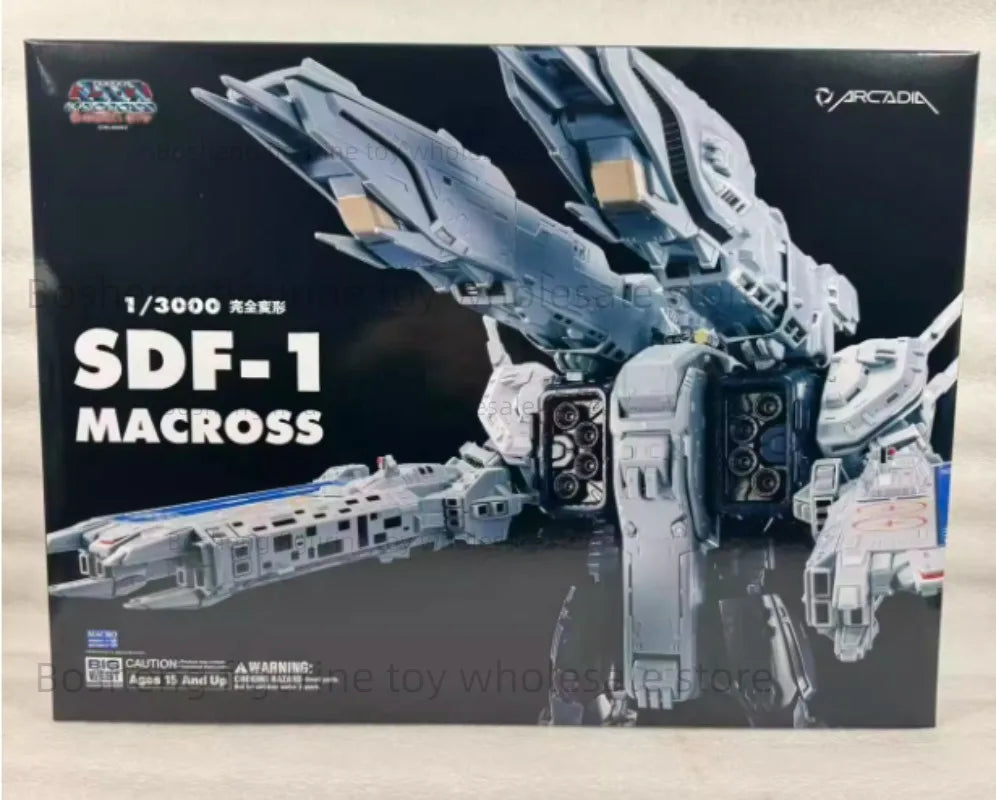 Brand New Reprint Space Fortress 1/3000 SDF-1 SDF1 Mothership Warship Transformed Toys Product Model Collection Gift
