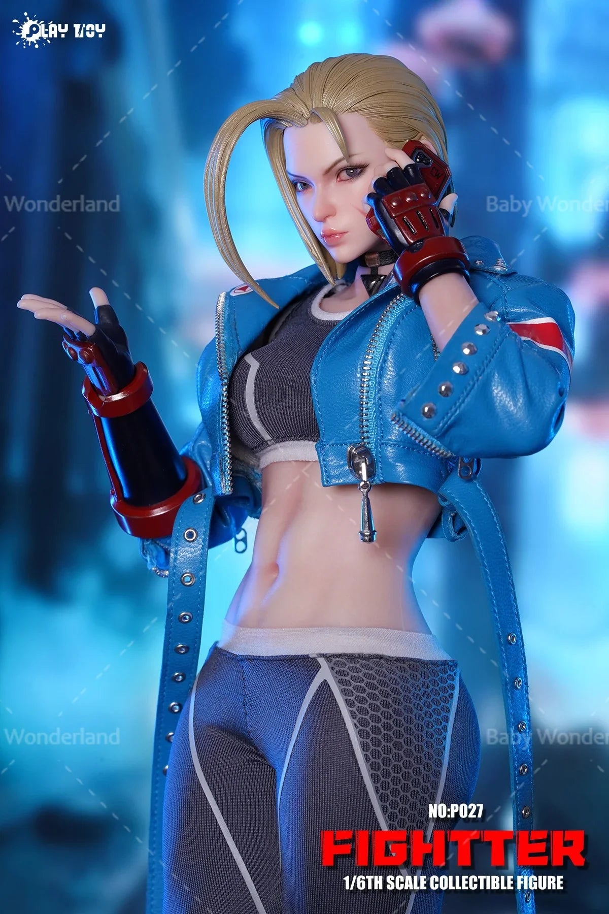 2025 Q3 PLAY TOY P027 1/6 Fightter Cammy Movable Eyeballs Figure 12'' Female Soldiers Model Full Set Collectible Toy