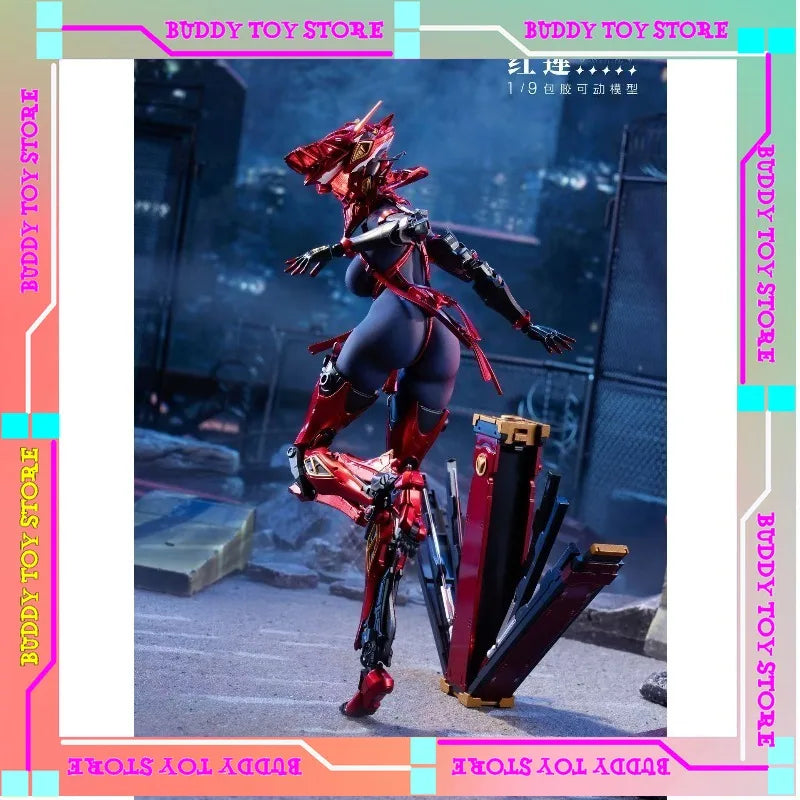 AniMester Nuclear Gold Reconstruction Trial KOF Guren Padma 1/9 Rubberized Movable Model Anime Action Figure Toys Gift Pre-order