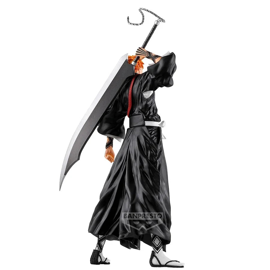 Original Bandai Bleach Anime Figurines Grandista Ichigo Kurosaki PVC Action Figures Collectible Model Figurals Toys