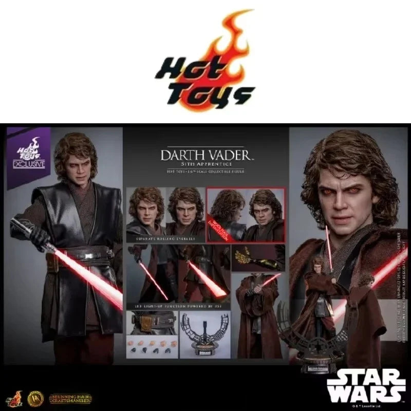 Auf Lager HOTTOYS HT 1/6 DX47AE Anakin Skywalker Sith-Lehrling Actionfiguren Star Wars 1/6 Sammlerstück Spielzeugsoldat Modell