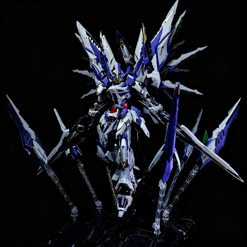 EINTA Sky Defender 1/72 Assembly Model Kit Alloy Frame Action Figures Multilayer Structure Mecha Toy With Base Collectible Gift