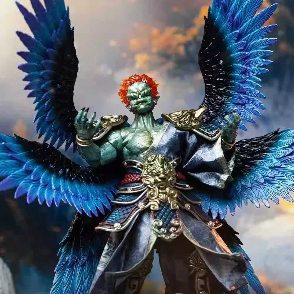 In Stock Fancy Realm 1/12 Six-Winged Lei Zhenzi Action Figures Ancient Chinese Mythological Son Of The Storm Collectible Model