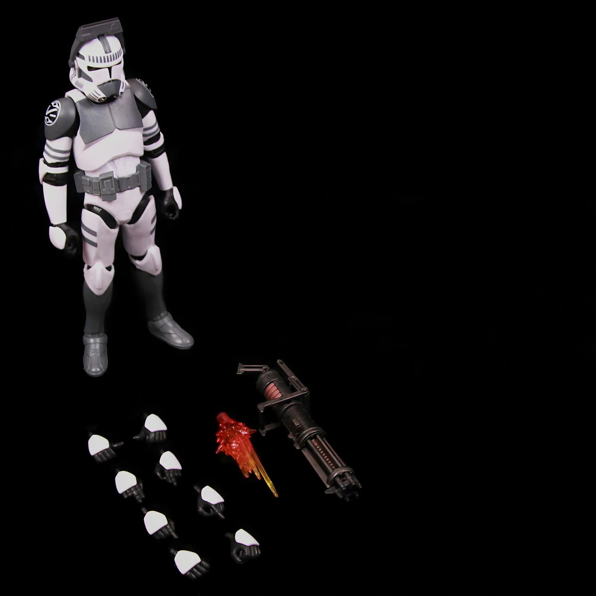 New Body(JOV3.0) Star Wars Commander Doom's Unit Clone Command ARC Trooper 104th Wolfpack Kamino 6" Action Figure