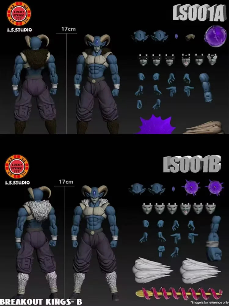 In Stock L.S.Studio Breakout King A B Dragon Ball Super Moro Figure Anime Action Figures MORO Agent Killer Model Toys Gifts