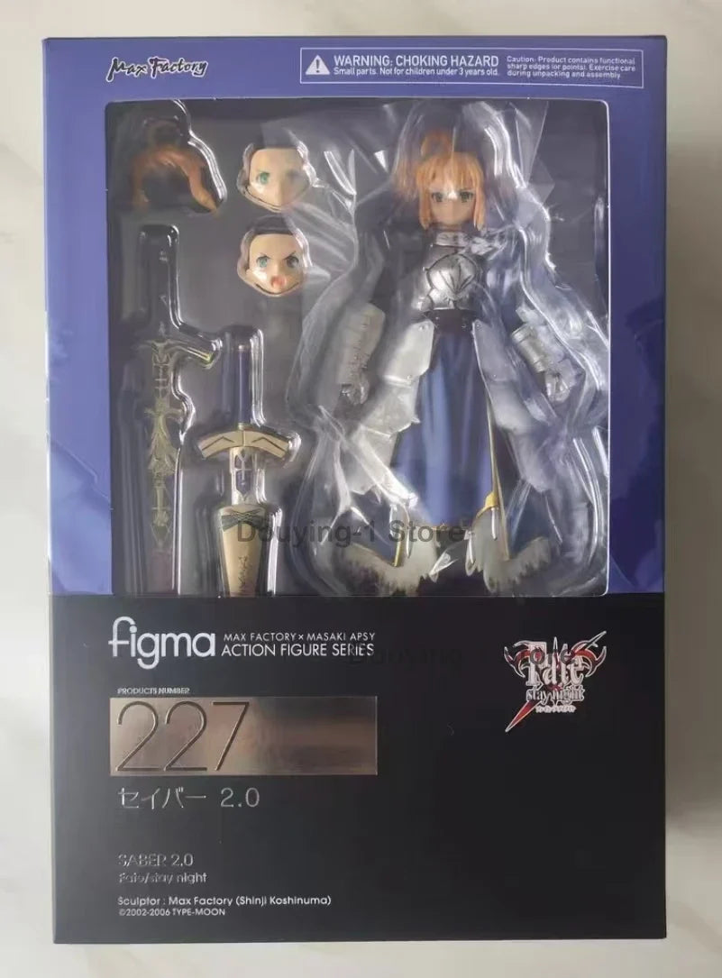 In Stock MF figma 227 Saber 2.0 Brand and new Anime Action Collection Figures Model Toy