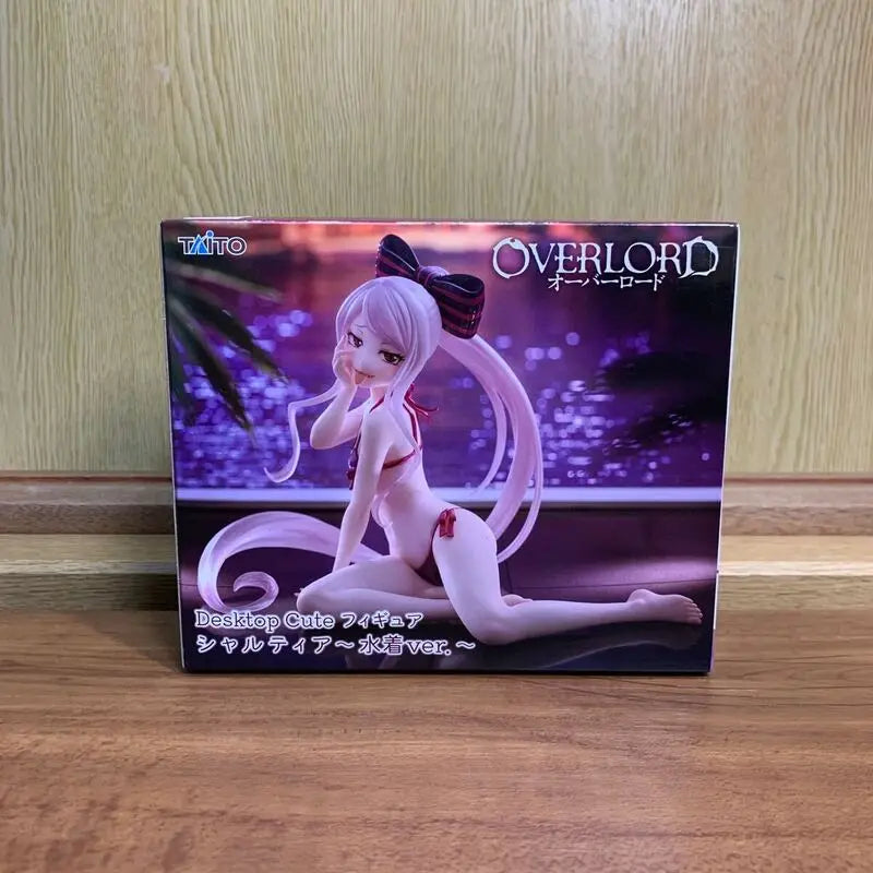 In Stock TAiTO Desktop Cute OVERLORD Shalltear Bloodfallen Albedo ~Swimming Suit Ver.~ PVC 13CM Anime Action Figures Model Toy
