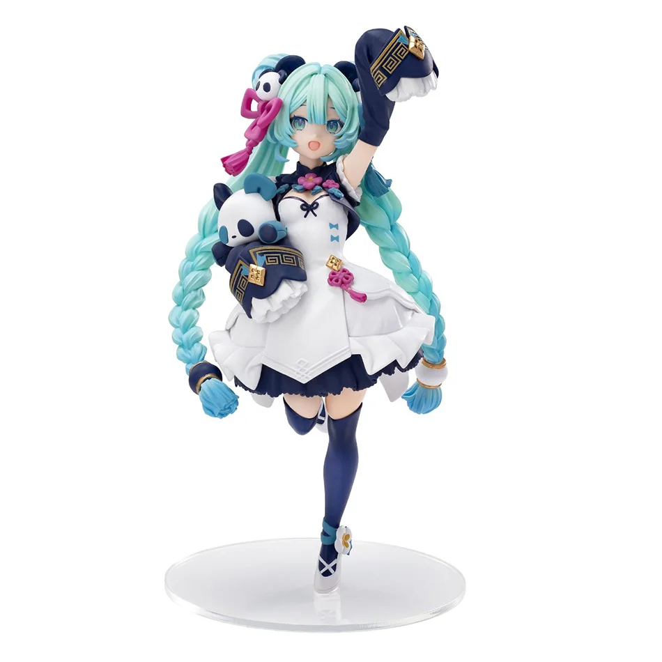 Hot 18CM Anime Hatsune Miku Neo Tokyo Series Kimono Figure Anime Peripheral Collectible Models Decorations Children Kawaii Gift