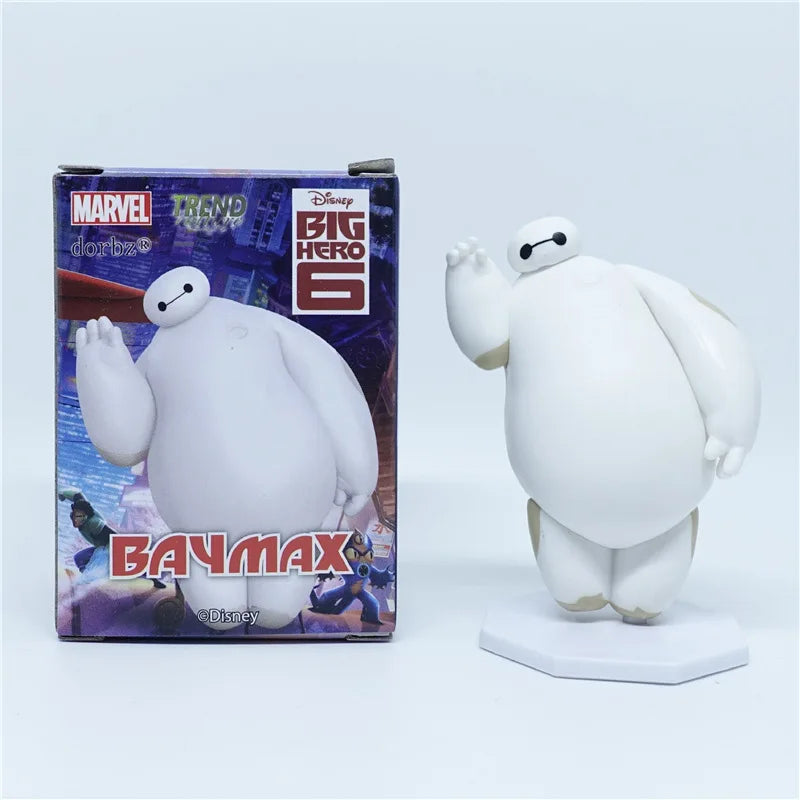 Big Hero 6 red Baymax Ornament Figurine Gift Birthday Cake Baking Decor Figure Statue Doll Ornament Collection PVC Model Toy