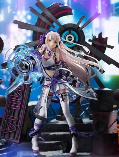 【MT】Original Alpha Satellite EStream Re: ZERO Starting Life in Another World REM Emilia RAM Neon City 1/7 Scale Figure Toy Model