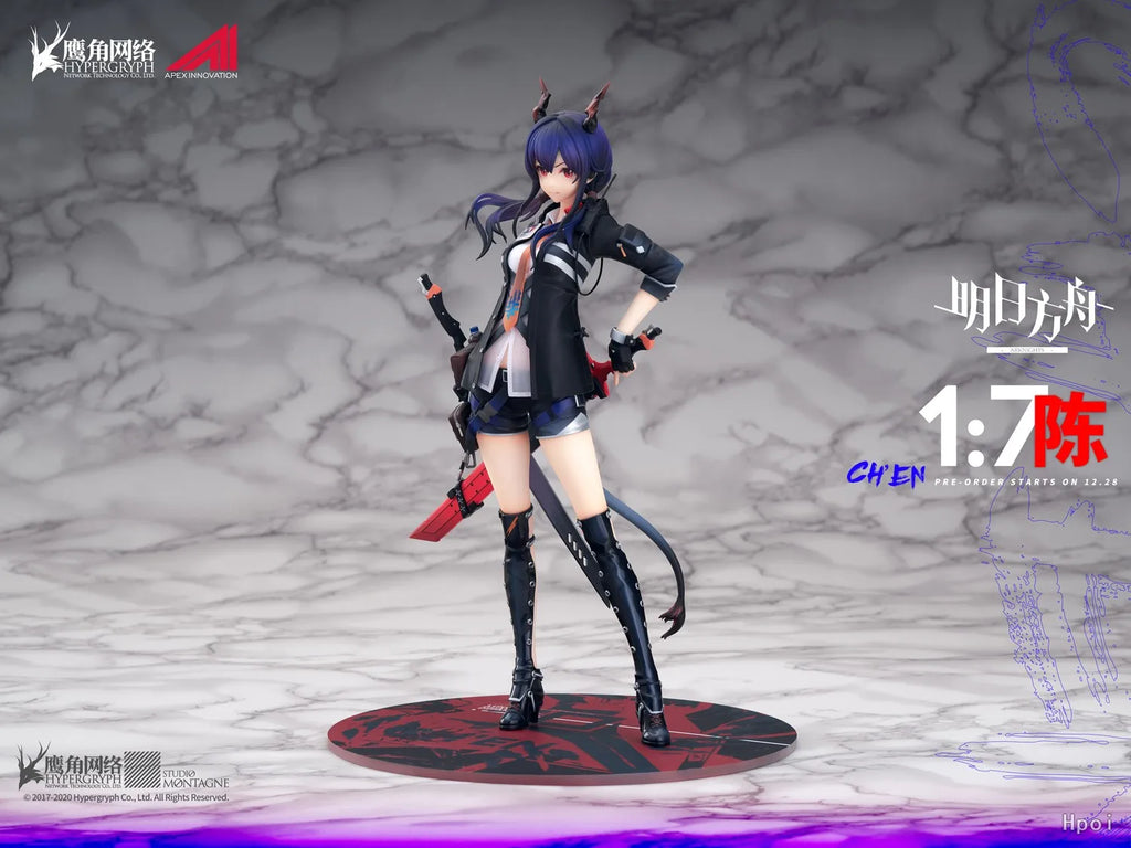 In Stock Original APEX-TOYS Arknights Chen 1/7 Action Figures Figures Models Toys Gifts Collection Ornaments