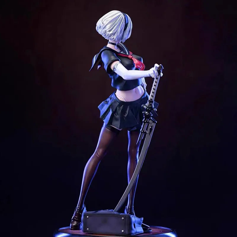 Nier:Automata Anime Figure Yorha No. 2type B Figures 2b Figurine Pvc Mechanical Life Forms Statue Doll Model Customized Toy Gift