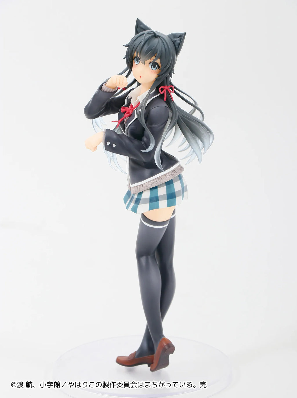 20CM Anime Yukinoshita Yukino Figure Yahari Ore no Seishun Love Comedy wa MachigatteiruZoku Nekomimi Seifuku Ver Model Toy