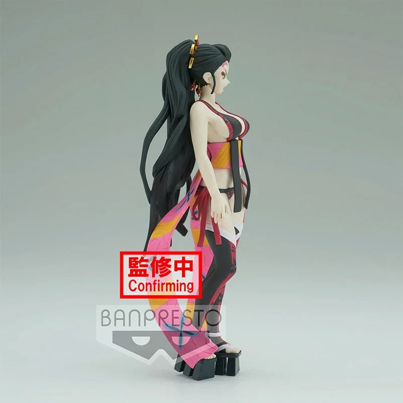 Bandai Genuine Demon Slayer Anime Figure Daki Action Figure Toys for Boys Girls Kids Christmas Gift Collectible Model Ornaments