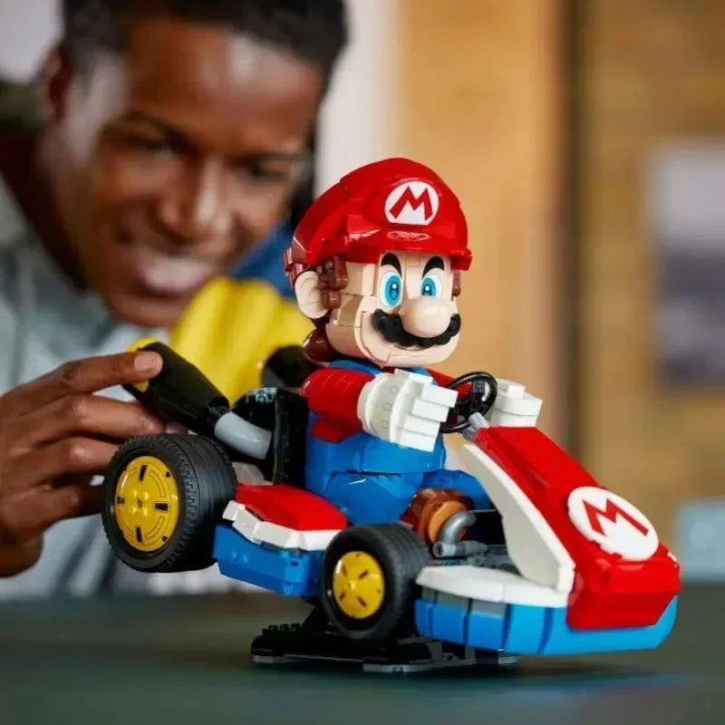 2025 New 72037 Standard Kart Classic Game Racing Car Model Building Blocks City Car Assembly Bricks Toy for Kids Adult gifts