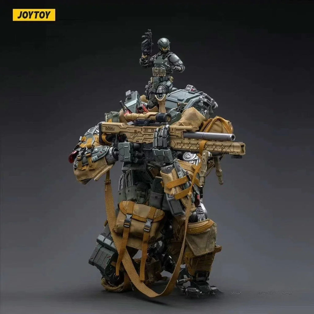 JOYTOY 06 Heavy-mounted assault mecha soldier mecha model 1:18 series 3.75-inch gift toys
