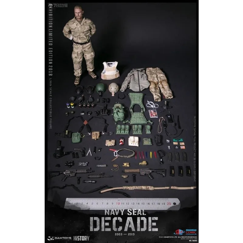 DAMTOYS Original ELITE SERIES Series Navy SEALs (Ten Year Journey) Finished Product Movable Soldier Model Boy's Gift Collect