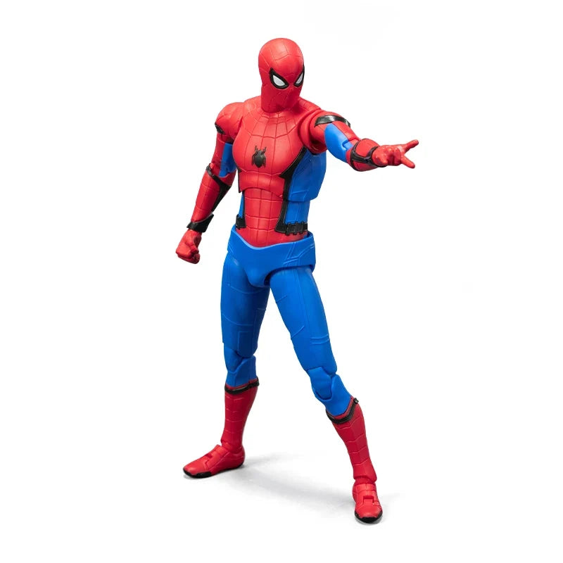 NEW Fondjoy Spiderman The Stark Suit Anime Action Figure Spider-Man 1/12th Scale Plastic Model Garage Kit Collection Statue Toys