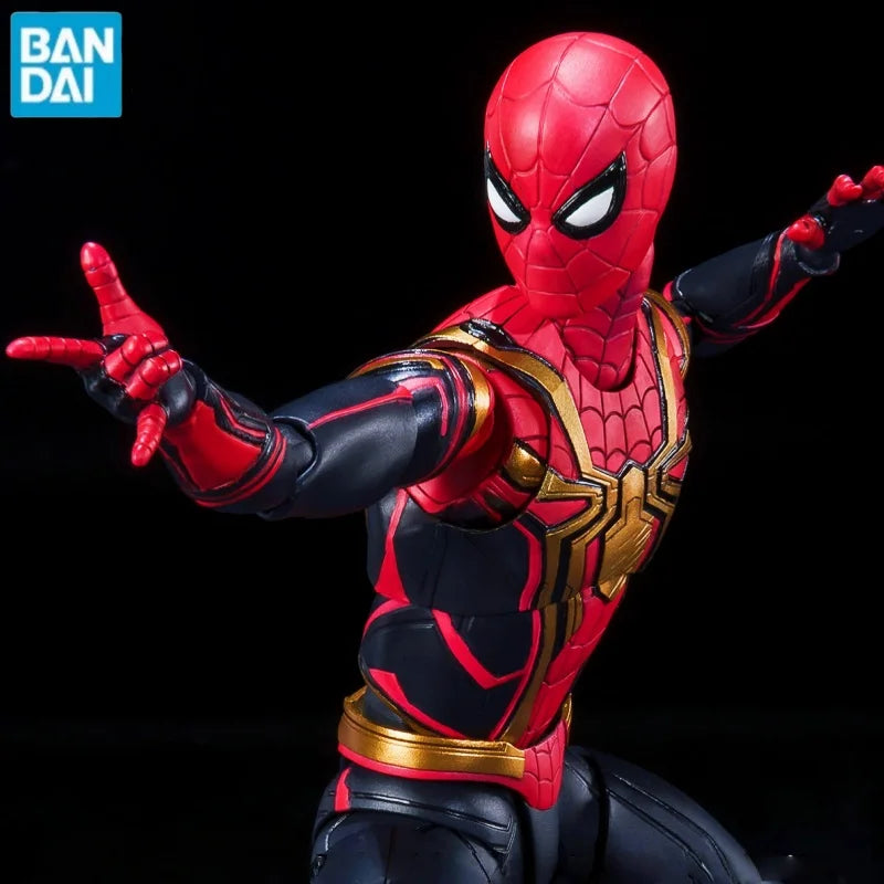 Bandai SHF S.H.Figuarts Soul Limited Spider-Man：integrated Suit No Way Home Anime Action Figure Assembly Model Ornaments Gift