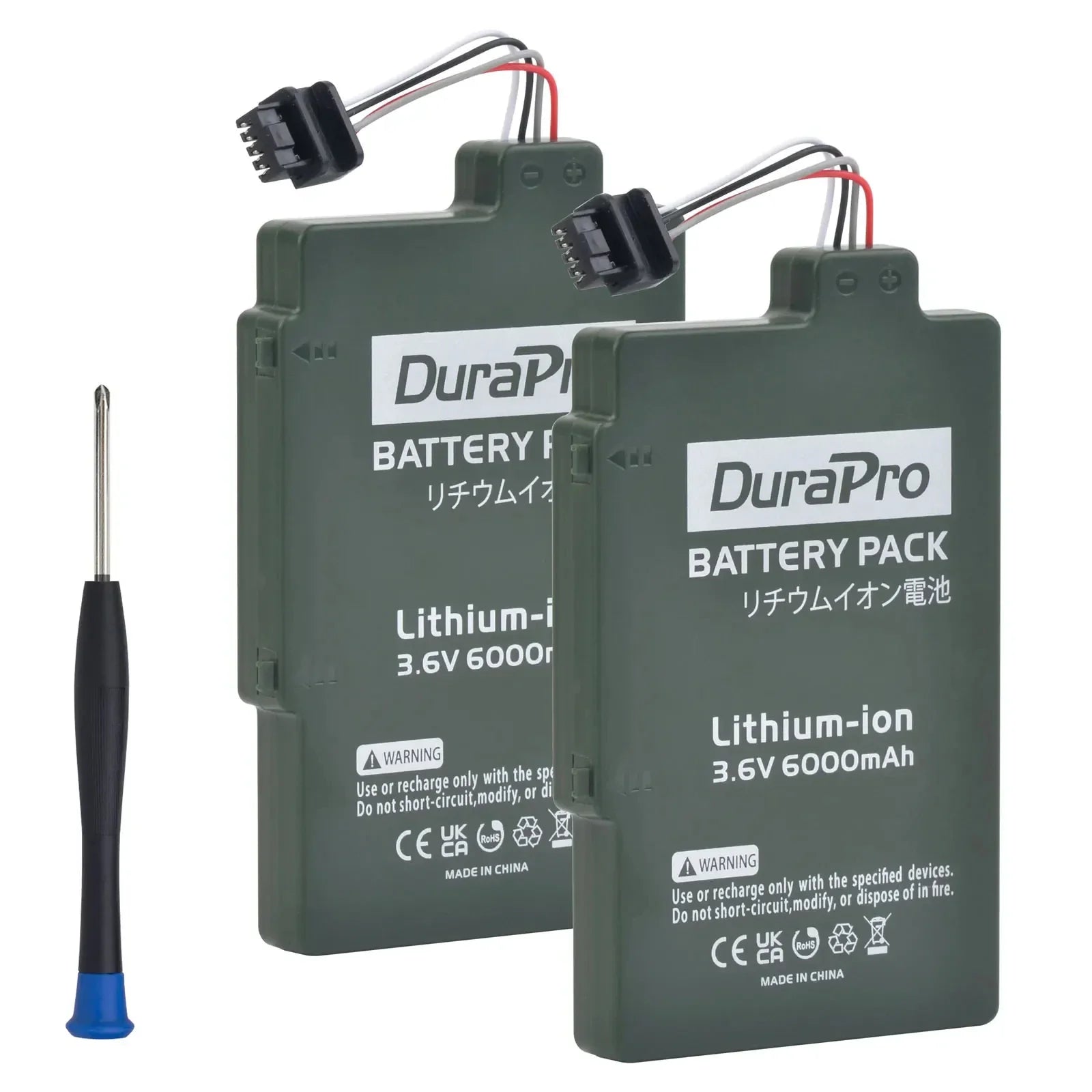 DuraPro Batteries for Nintendo Wii U Gamepad 6000mah WUP-001 WUP-012 WUP-010 Battery for Nintendo WiiU Game pad with free Tool