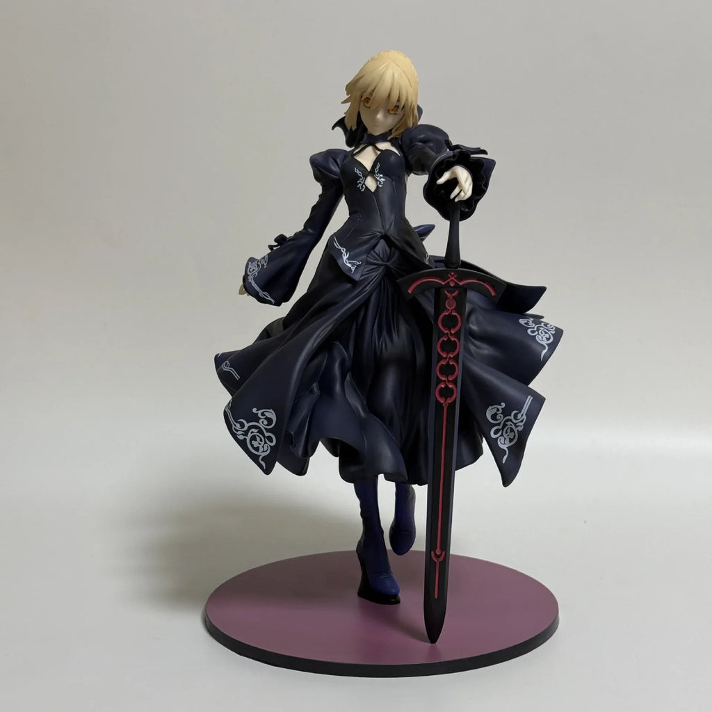 24cm Fate Grand Order Altria Pendragon Saber Alter Anime Girl Figure Model Statue Boy Collection Desktop Decoration Ornament Toy