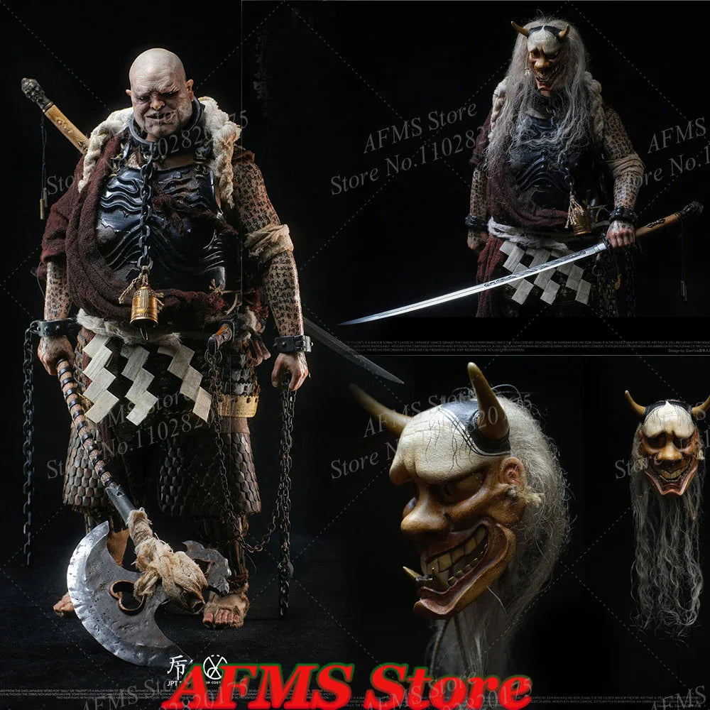 JPT X POP COSTUME JPT-008 1/6 Scale Collectible Figure Japanese Samurai Prajna Full Set 12" Men Soldier Action Figure Body