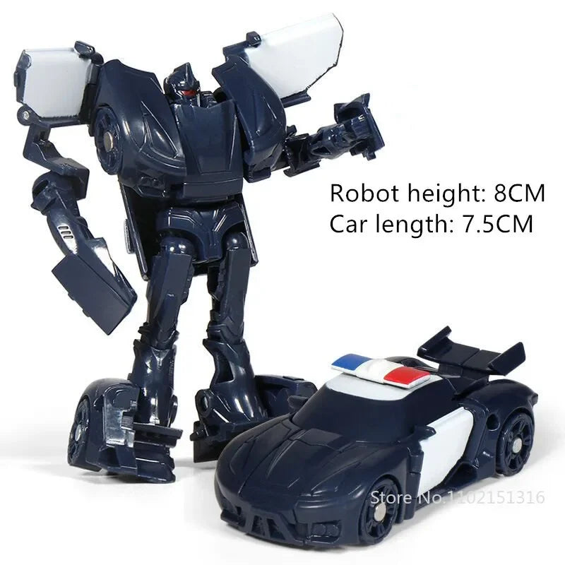 Mini Transformation Robot Kit Toys Models 2 In 1 Deformed Car Toy Robots Toys for Kids Gift  Action Figure Children Toys