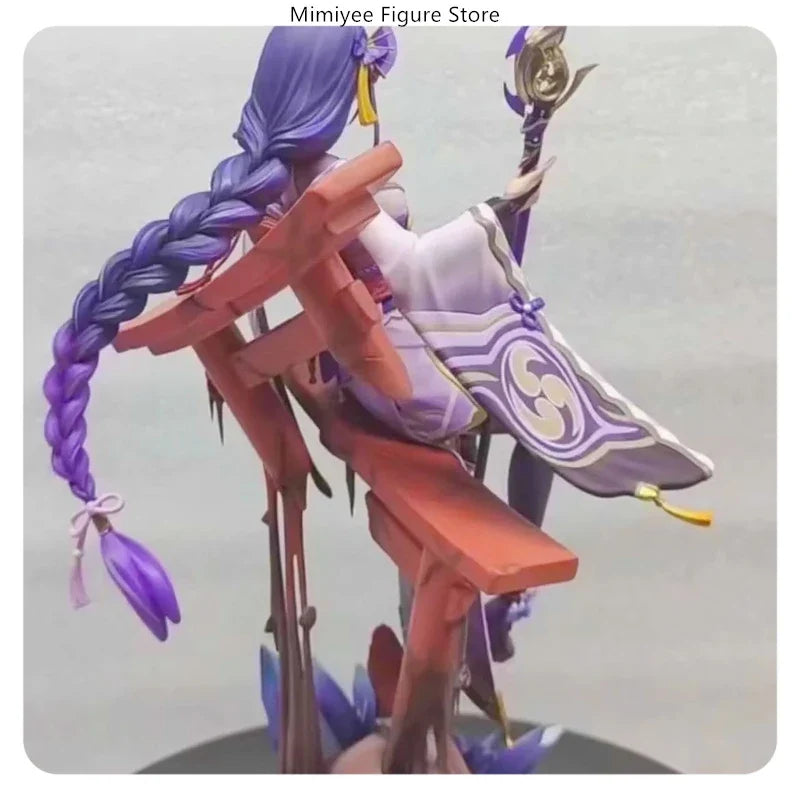 35cm Genshin Impact Raiden Shogun Game Figure Model Statue Desktop Ornament