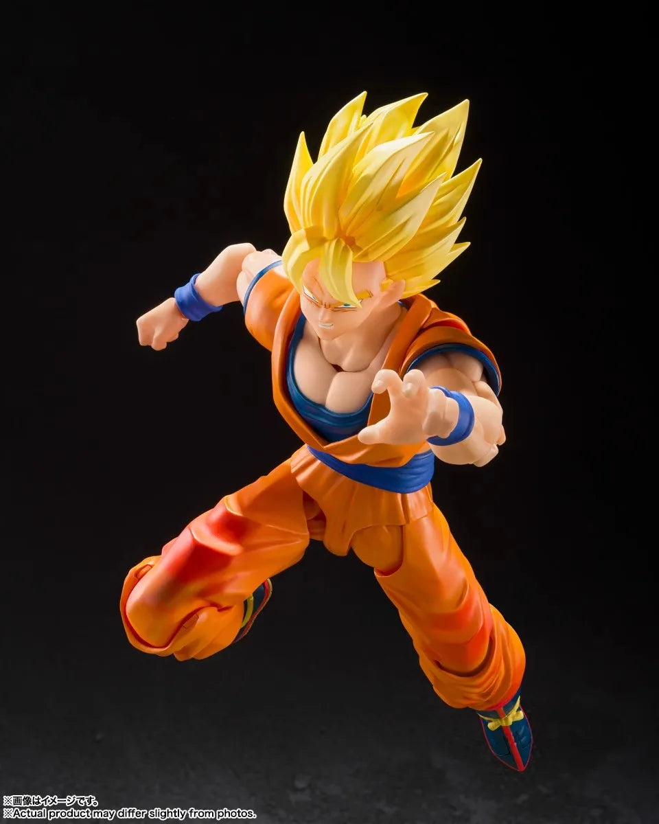 Original Dragon Ball Z Super Saiyan Son Goku S.H.Figuarts  Action Figure SHF Goku The Games Begin Model Collection Dbz Toys Gift