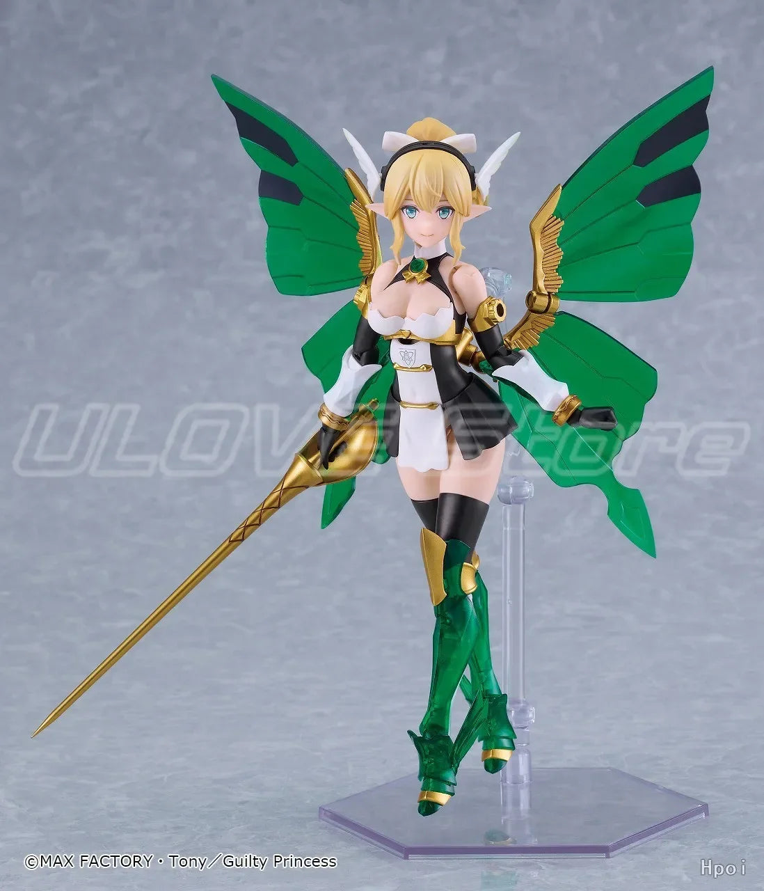 Original Max Factory PLAMAX GP-08 Sin Elf Knight Princess Alu Fina Action Figure Model