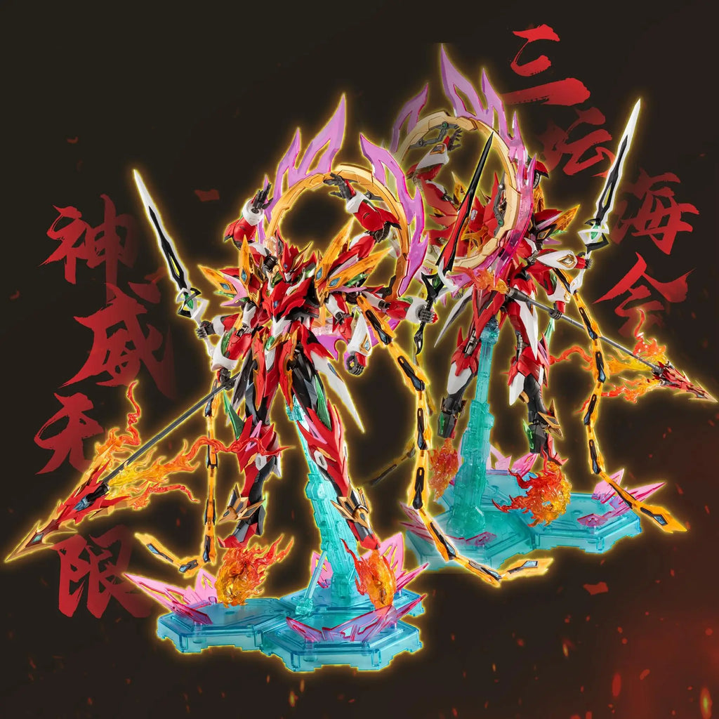 In Stock Motor Nuclear NeZha Six Arms MNP-XH04 Chines Mecha Model Alloy Skeleton Action Figure Assembly Model Collect Toys Gifts