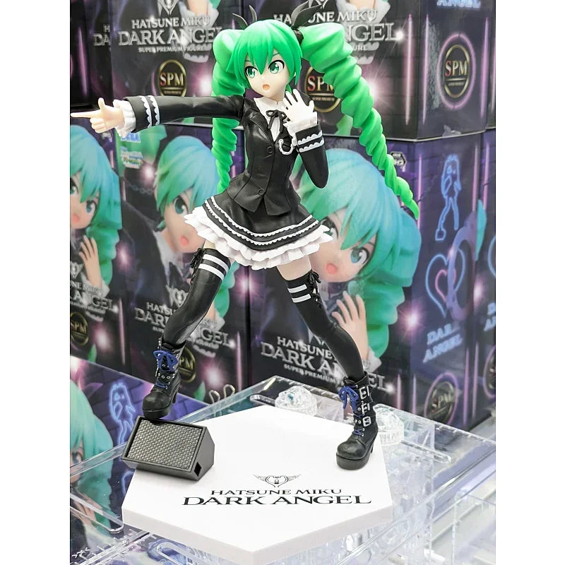 [in Stock] Genuine Song Ji Plan Arcade Version Future Voice Miku Fallen Angel Anime Beauty Girl Model Toy Desktop Decoration
