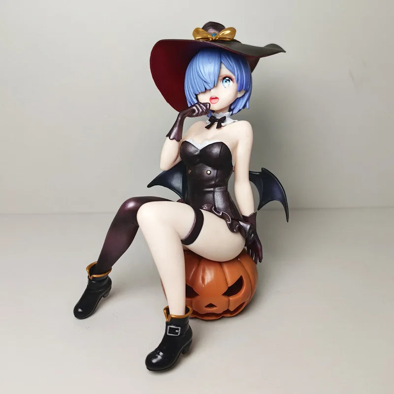Re:Zero -Starting Life In Another World Rem Phantom Night Magician Figure Gk Model Collection Doll Desk Decora Halloween Gifts
