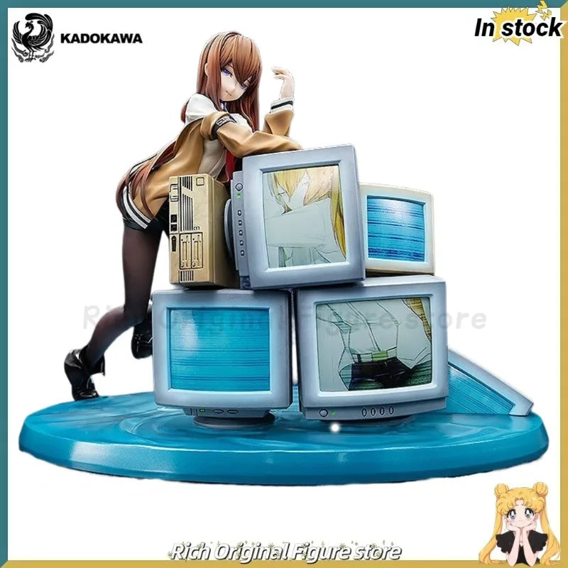 【In Stock 】Original KADOKAWA KDcolle STEINS; GATE 0 Chris Makise LED Illuminated Version Anime Figure