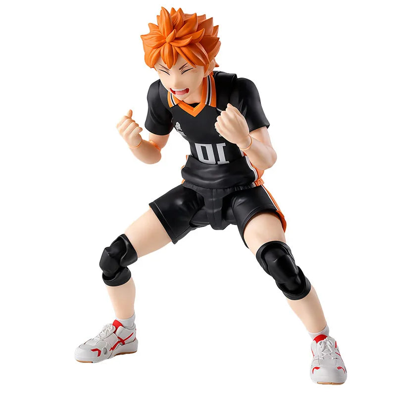 In Stock Genuine Bandai Haikyuu Model Kit SHF Shoyo Hinata Karasuno Anime Action Figure Collection Finished Model Boys Toys Gift