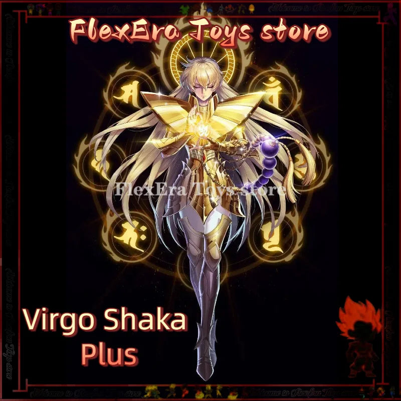 【Vorbestellung】JM.MST Saint Seiya Myth Cloth EXM Virgo Shaka Plus 3.0/Crown 1/7 25cm Gold Knights of The Zodiac Actionfigur